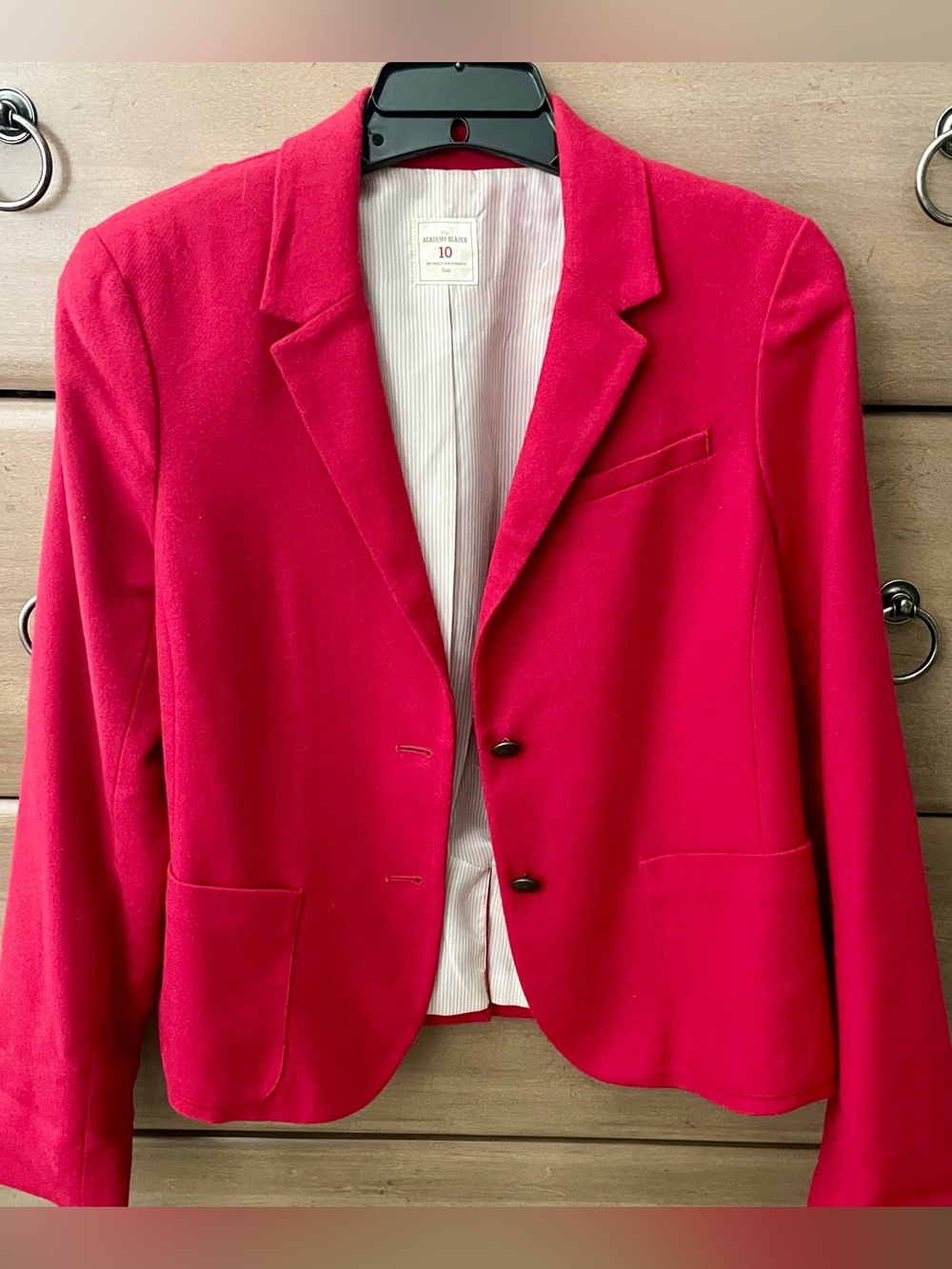 Women's Red Schoolboy Blazer